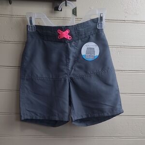 Arizona Jean Company Gray Swim Trunks with Pink Accent